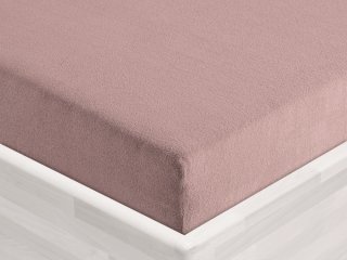 Froté napínacie prestieradlo FR-024 Hnedoružové - Biante.sk Froté napínacie prestieradlo FR-024 Hnedoružové - Biante.sk
