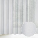 Záclona - bílý režný vzor s olůvkem ZAC-022 výška 315 cm - Biante.cz