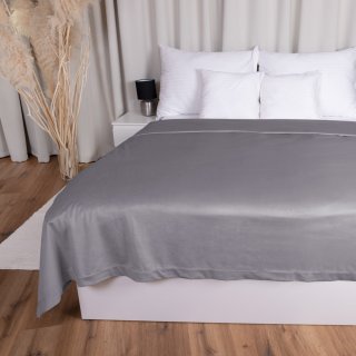Zamatový prehoz na posteľ Velvet Prémium SVP-013 Sivý - Biante.sk