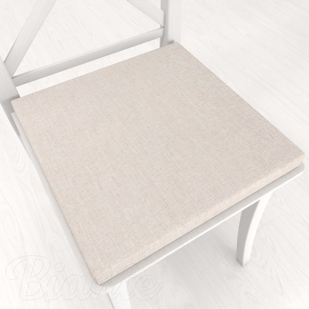 Štvorcový podsedák BKW-205 Režný žíhaný - 38x38x3 cm - Biante.sk
