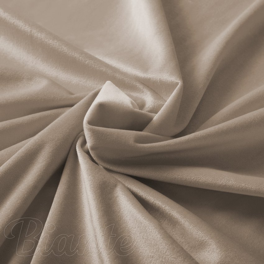 Sametová látka Velvet Premium SVP-042 Béžovohnědá - šířka 280 cm - detail 1 - Biante.cz