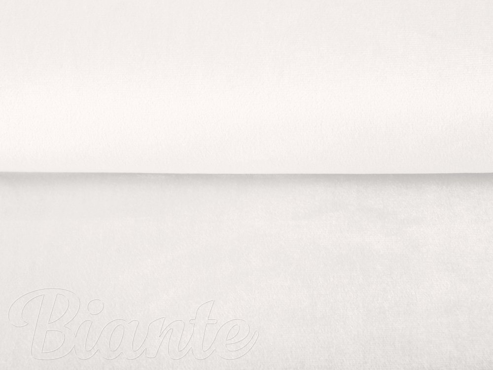 Sametová látka Velvet Premium SVP-024 Krémově bílá - šířka 145 cm - detail 2 - Biante.cz Sametová látka Velvet Premium SVP-024 Krémově bílá - šířka 145 cm - detail 2 - Biante.cz