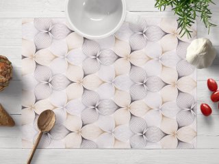 Dekoračné prestieranie na stôl PM-031 Designové geometrické obrazce na bielom - Biante.sk Dekoračné prestieranie na stôl PM-031 Designové geometrické obrazce na bielom - Biante.sk