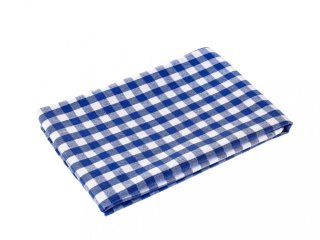 Kuchynská bavlnená utierka Olivia OL-011 Modro-biela kocka malá