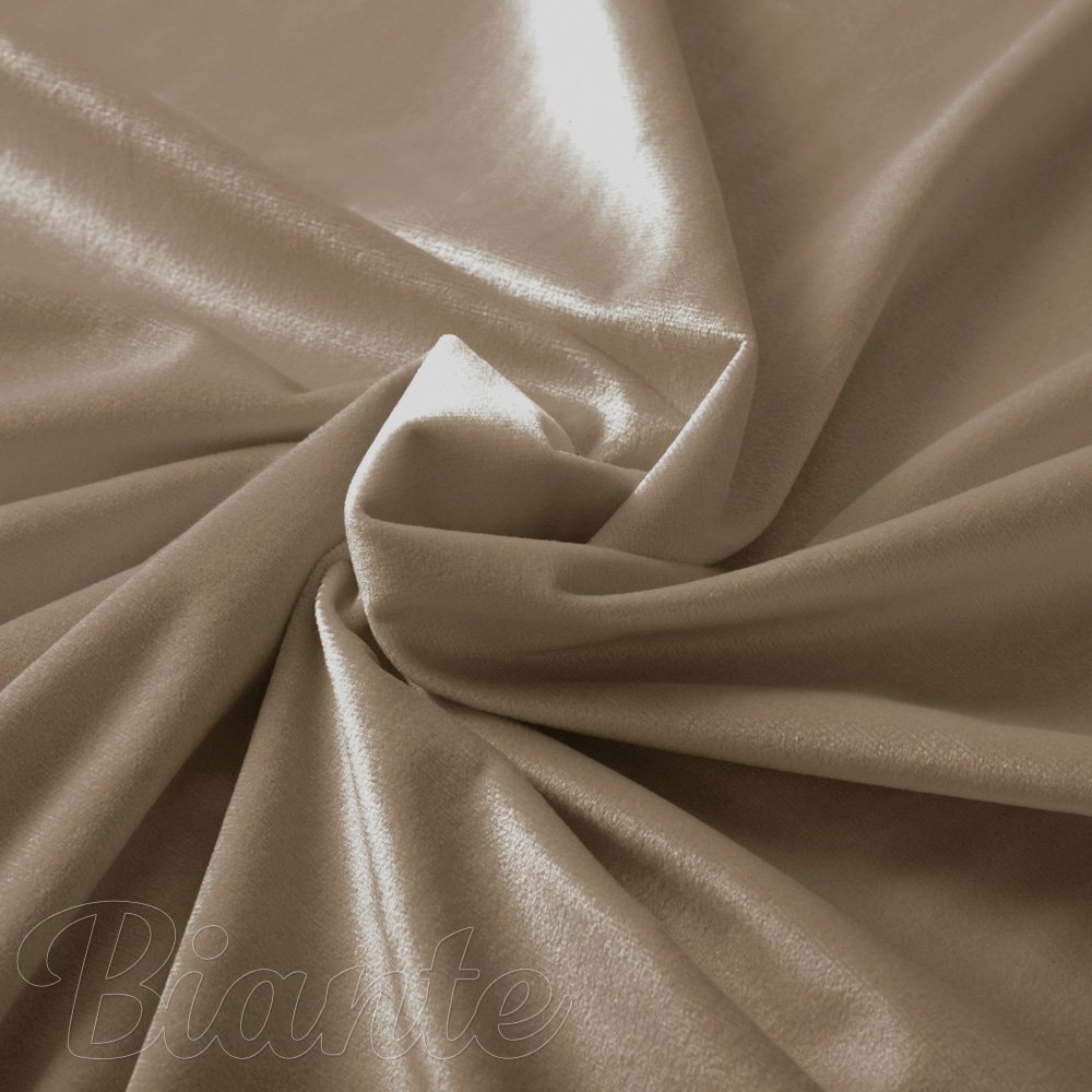 Sametová látka Velvet Premium SVP-034 Kávově hnědá - šířka 280 cm - detail 1 - Biante.cz
