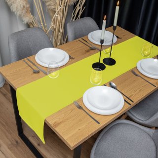Dekoračný behúň na stôl Rongo RG-026 Žltozelený - detail 1 - Biante.sk
