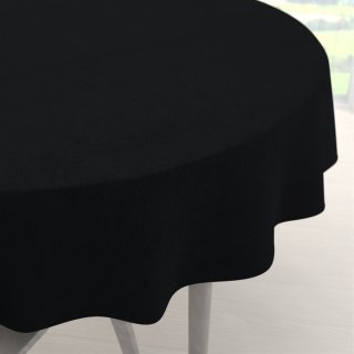 Kulatý ubrus/imitace broušené kůže Alcantara ALC-012 Černý - Biante.cz Kulatý ubrus/imitace broušené kůže Alcantara ALC-012 Černý - Biante.cz