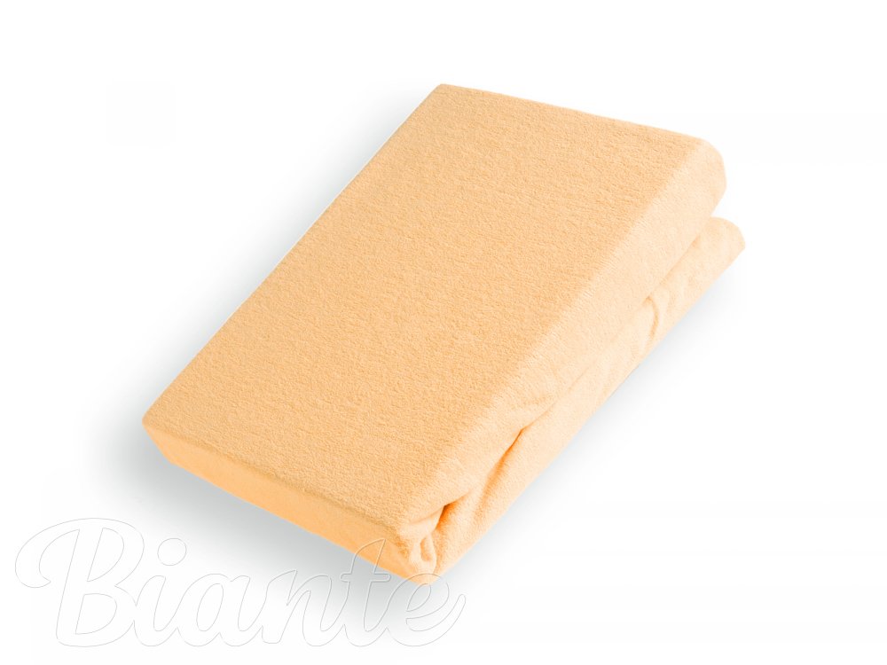 Froté napínací prostěradlo na extra vysokou matraci FR-004 Meruňkové - detail 2 - Biante.cz Froté napínací prostěradlo na extra vysokou matraci FR-004 Meruňkové - detail 2 - Biante.cz