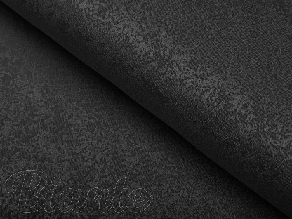 Teflonová látka na ubrusy TF-098 Venezia černá - šířka 320 cm - detail 1 - Biante.cz Teflonová látka na ubrusy TF-098 Venezia černá - šířka 320 cm - detail 1 - Biante.cz