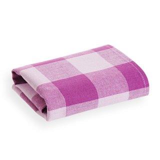 Kuchynská bavlnená utierka Olivia OL-021 Fialová kocka veľká - Biante.sk