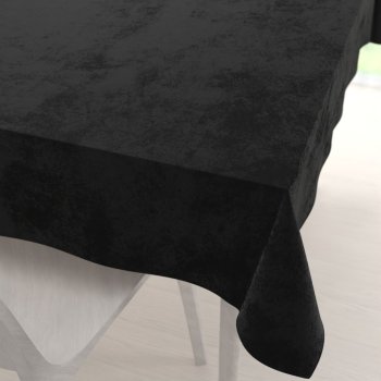 Velký sametový obdélníkový ubrus Velvet Premium SVP-023 Černý - Biante.cz