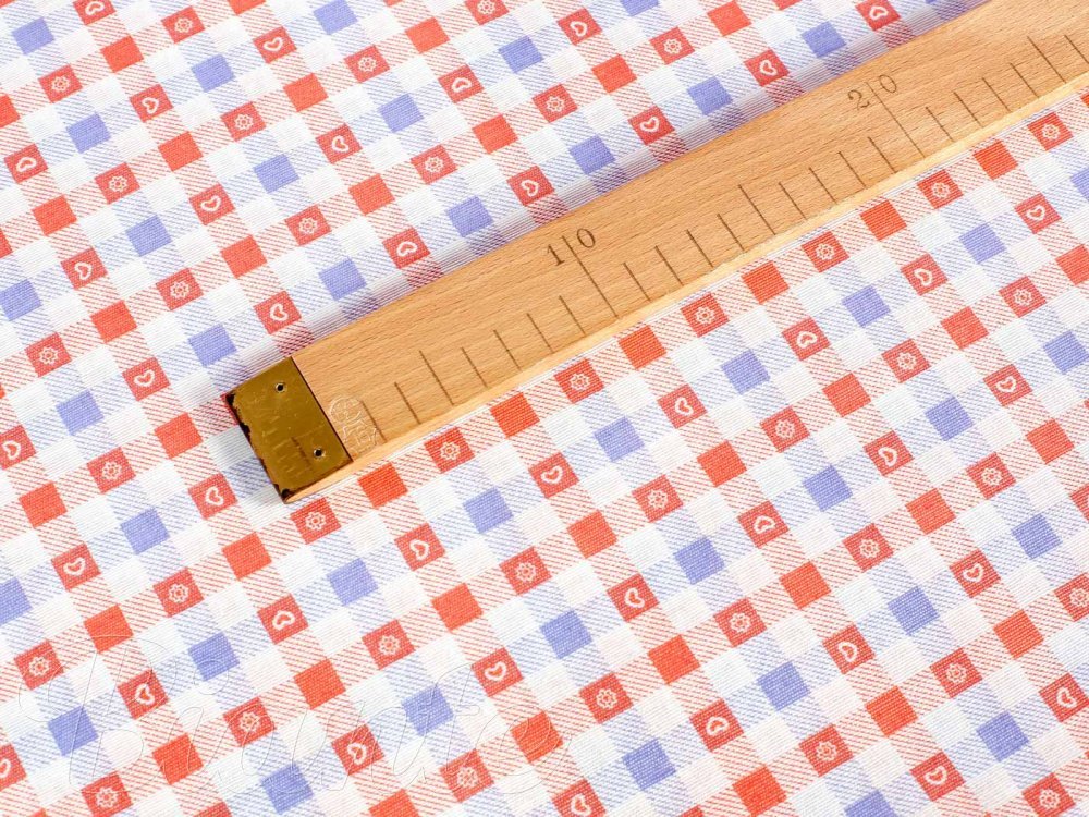 Dekorační látka Leona LN-028 Červeno-modré káro - šířka 140 cm - detail 3 - Biante.sk Dekorační látka Leona LN-028 Červeno-modré káro - šířka 140 cm - detail 3 - Biante.sk