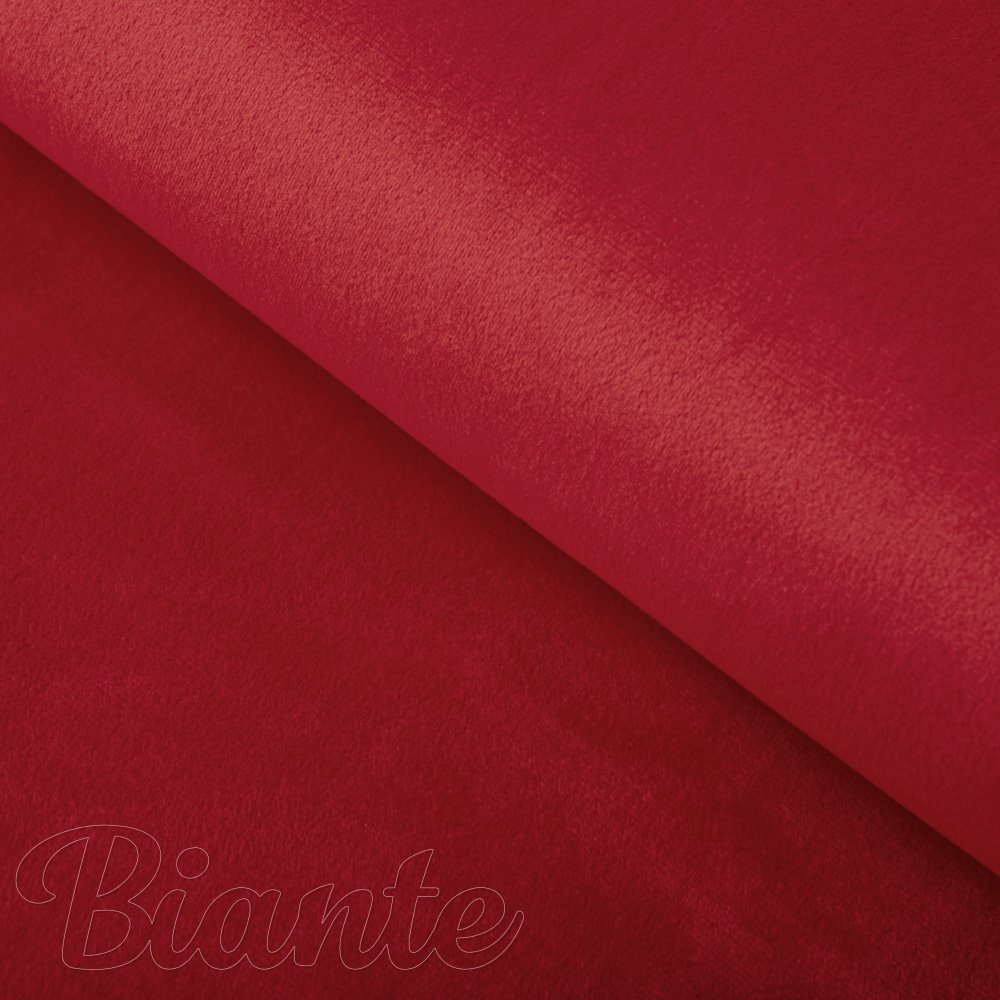 Sametová látka Velvet Premium SVP-038 Sytě červená - šířka 145 cm a 280 cm - Biante.cz