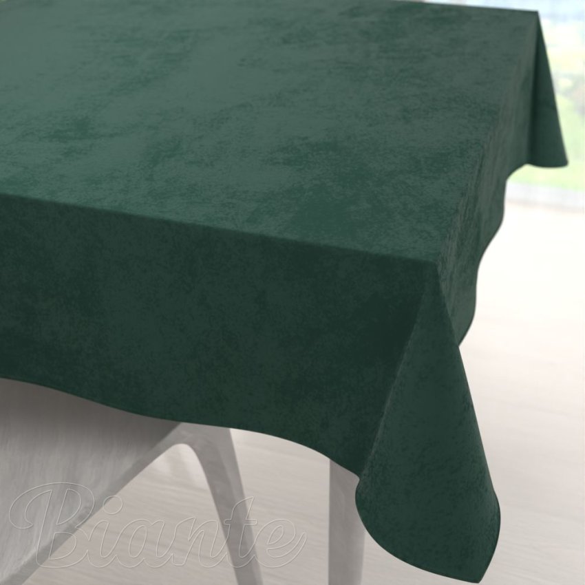 Sametový čtvercový ubrus Velvet Premium SVP-044 Lesní zelená - Biante.cz
