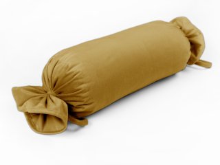 Sametový polštář válec bonbon SV-009 Okrový - Biante.cz Sametový polštář válec bonbon SV-009 Okrový - Biante.cz