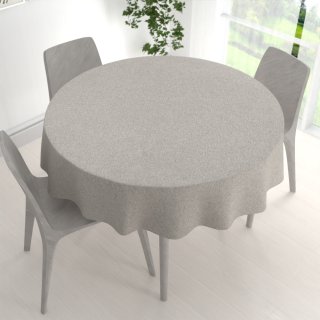 Dekorační kulatý ubrus BKT-552 Přírodní režná - detail 1 - Biante.cz Dekorační kulatý ubrus BKT-552 Přírodní režná - detail 1 - Biante.cz