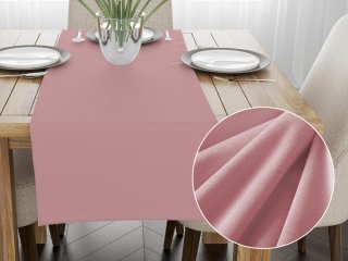 Sametový běhoun na stůl Velvet Premium SVP-033 Starorůžový - Biante.cz Sametový běhoun na stůl Velvet Premium SVP-033 Starorůžový - Biante.cz