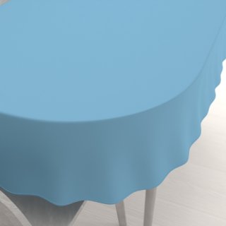 Dekorační oválný ubrus Rongo RG-100 Světle modrý - Biante.cz