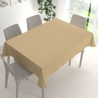 Dekorační obdélníkový ubrus BKU-107 Pískově béžový - detail 1 - Biante.cz Dekorační obdélníkový ubrus BKU-107 Pískově béžový - detail 1 - Biante.cz