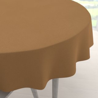 Dekorační kulatý ubrus BKU-120 Bronzově hnědý - Biante.cz
