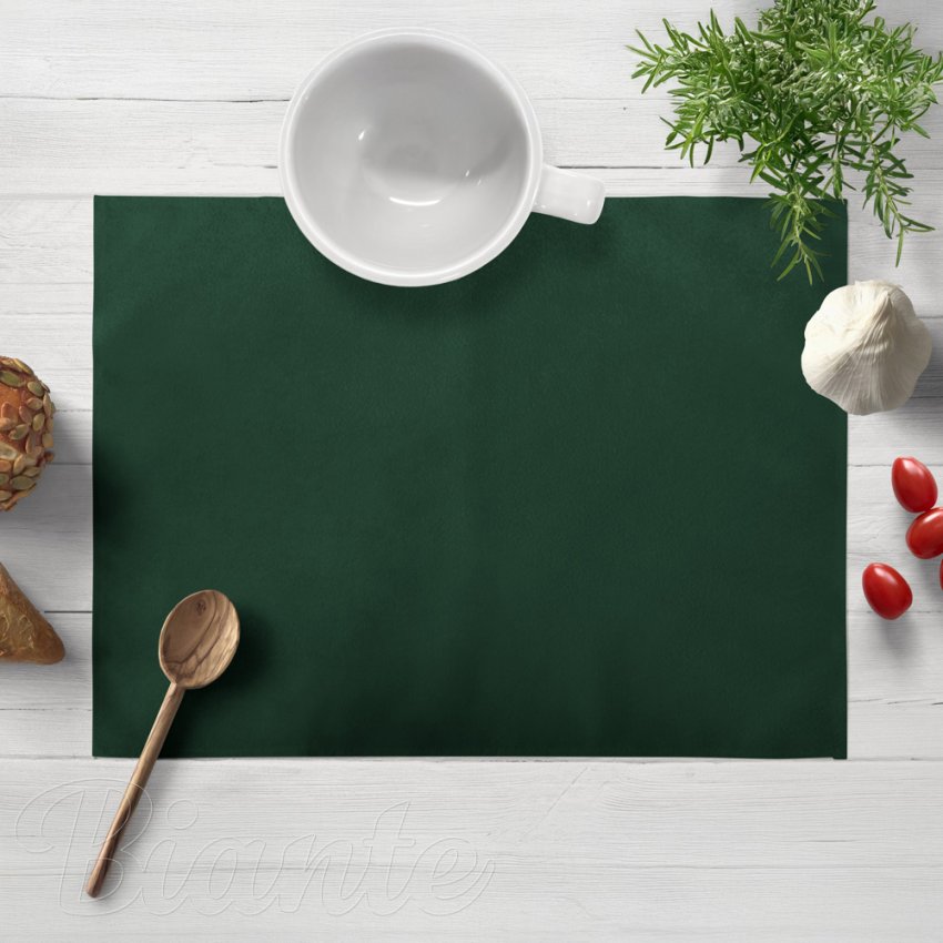 Sametové prostírání na stůl Velvet Premium SVP-040 Lesní zelená - Biante.cz