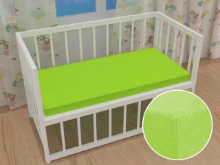 Dětské jersey napínací prostěradlo do postýlky JR-019 Zářivě zelené - Biante.cz Dětské jersey napínací prostěradlo do postýlky JR-019 Zářivě zelené - Biante.cz