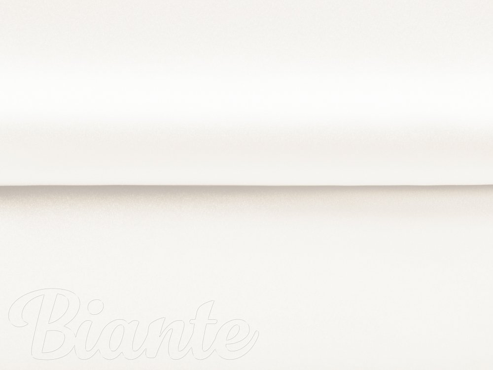 Látka polyesterový satén LUX-L052 Smetanově bílá - šířka 150 cm - detail 4 - Biante.cz Látka polyesterový satén LUX-L052 Smetanově bílá - šířka 150 cm - detail 4 - Biante.cz