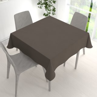 Velký dekorační čtvercový ubrus BKU-113 Hnědošedý - detail 1 - Biante.cz Velký dekorační čtvercový ubrus BKU-113 Hnědošedý - detail 1 - Biante.cz