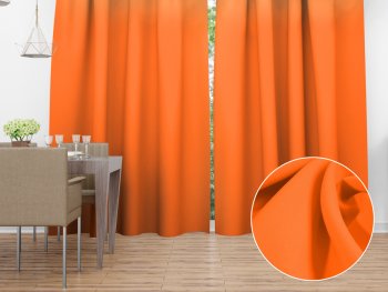 Dekorační závěs Rongo RG-035 Oranžový - Biante.cz