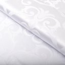 Dekorační látka Monako PM-125 Velký zámecký vzor bílý - šířka 320 cm - Biante.cz