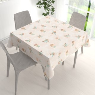 Dětský bavlněný čtvercový ubrus Sandra SA-686 Lvíčata s letadýlky na světle béžovém - detail 1 - Biante.cz Dětský bavlněný čtvercový ubrus Sandra SA-686 Lvíčata s letadýlky na světle béžovém - detail 1 - Biante.cz