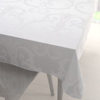 Veľký dekoračný obdĺžnikový obrus Monako PM-125 Veľký zámocký vzor biely - Biante.sk Veľký dekoračný obdĺžnikový obrus Monako PM-125 Veľký zámocký vzor biely - Biante.sk