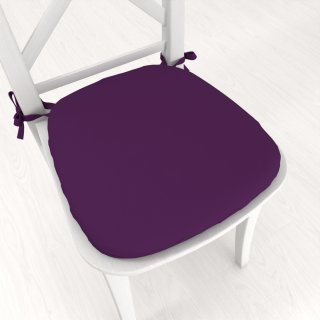 Oblý podsedák Rongo RG-064 Tmavo fialový - 39x37x3 cm - Biante.sk