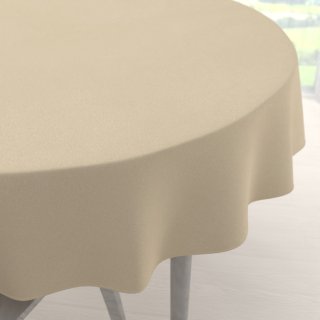 Dekorační kulatý ubrus BKU-108 Krémově béžový - Biante.cz Dekorační kulatý ubrus BKU-108 Krémově béžový - Biante.cz