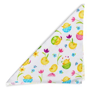 Detská bavlnená šatka Sandra SA-074 Žlté kuriatka - detail 1 - Biante.sk