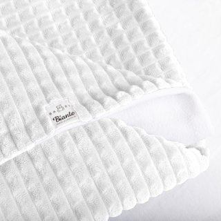 Dětská oboustranná deka Minky kostky/Polar MKK-007 Bílá - detail 1 - Biante.cz