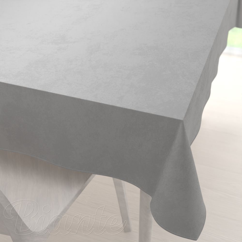 Sametový obdélníkový ubrus Velvet Premium SVP-027 Světle šedý - Biante.cz