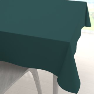 Dekorační čtvercový ubrus Rongo RG-099 Tmavý lahvově zelený - Biante.cz