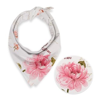 Bavlněný šátek Sandra SA-683 Růžové pivoňky s motýly na bílém - Biante.cz Bavlněný šátek Sandra SA-683 Růžové pivoňky s motýly na bílém - Biante.cz