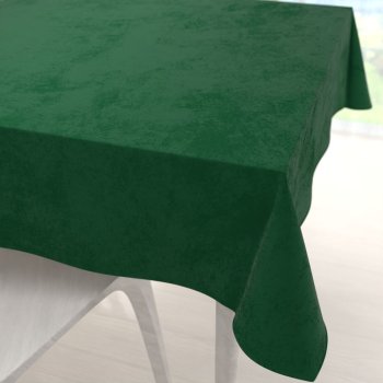 Velký sametový čtvercový ubrus Velvet Premium SVP-032 Zelený - Biante.cz Velký sametový čtvercový ubrus Velvet Premium SVP-032 Zelený - Biante.cz