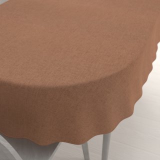 Dekorační oválný ubrus BKW-203 Hnědý žíhaný - Biante.cz Dekorační oválný ubrus BKW-203 Hnědý žíhaný - Biante.cz