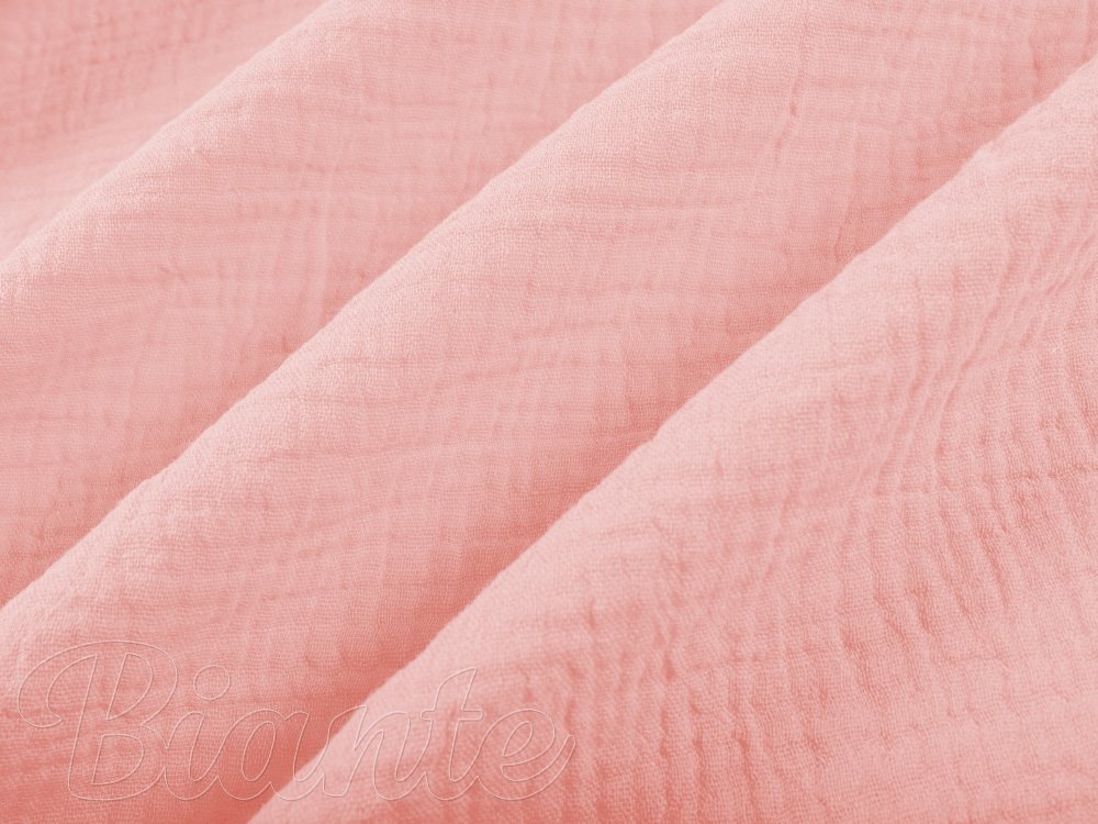 Mušelín dvojitá gázovina MSN-004 Pastelově růžová - metráž šířka 140 cm - detail 7 - Biante.cz Mušelín dvojitá gázovina MSN-004 Pastelově růžová - metráž šířka 140 cm - detail 7 - Biante.cz