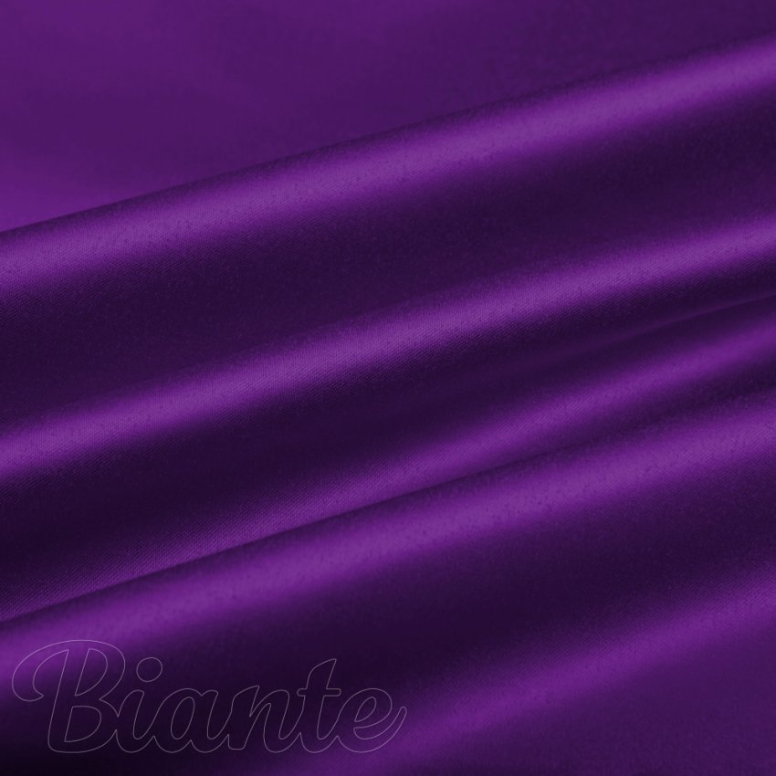 Látka polyesterový satén LUX-044 Zářivě fialová - šířka 150 cm - Biante.cz