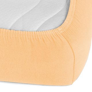 Jersey napínací prostěradlo JR-004 Meruňkové - detail 1 - Biante.cz