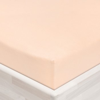 Detské jersey napínacie prestieradlo do postieľky JR-021 Púdrové - detail 1 - Biante.sk