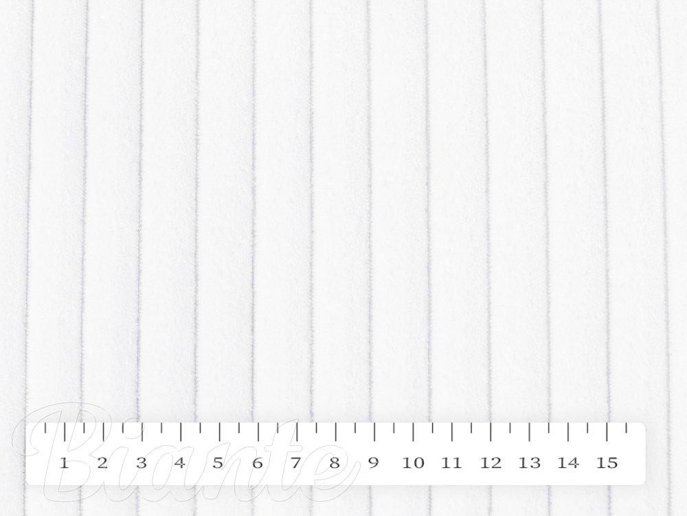 Látka Minky manšestr MKM-004 Bílá - šířka 150 cm - detail 3 - Biante.cz