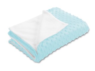 Detská obojstranná deka Minky bodky/Polar MKP-013 Ľadová modrá - Biante.sk Detská obojstranná deka Minky bodky/Polar MKP-013 Ľadová modrá - Biante.sk