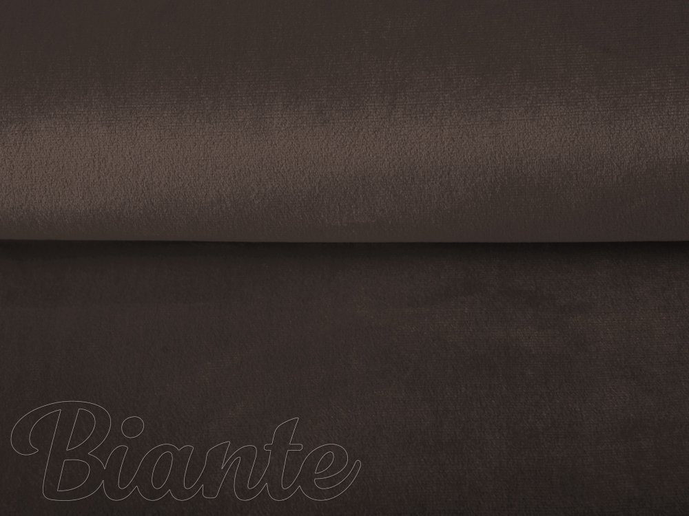 Sametová látka Velvet Premium SVP-016 Tmavě hnědá - šířka 145 cm a 280 cm - detail 2 - Biante.cz Sametová látka Velvet Premium SVP-016 Tmavě hnědá - šířka 145 cm a 280 cm - detail 2 - Biante.cz
