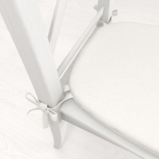 Oblý podsedák BKW-201 Slonová kosť žíhaná - 39x37x3 cm - detail 1 - Biante.sk