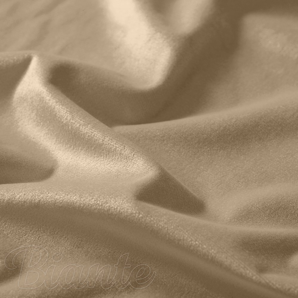 Sametová látka Velvet Premium SVP-045 Kávově béžová - šířka 300 cm - detail 3 - Biante.cz